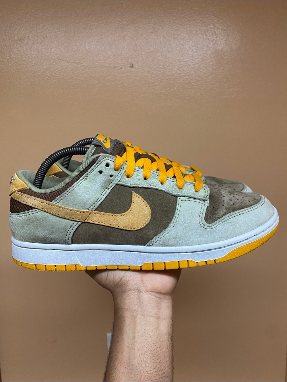 Nike Dunk Low “Dusty Olive Pro Gold” Size 9 DH5360-300